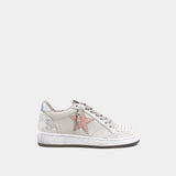 Paz Kids Silver Snake Sneaker