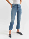 Daze Shy Girl Cropped Flare Jean