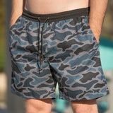 Old South Lined Swim Trunk