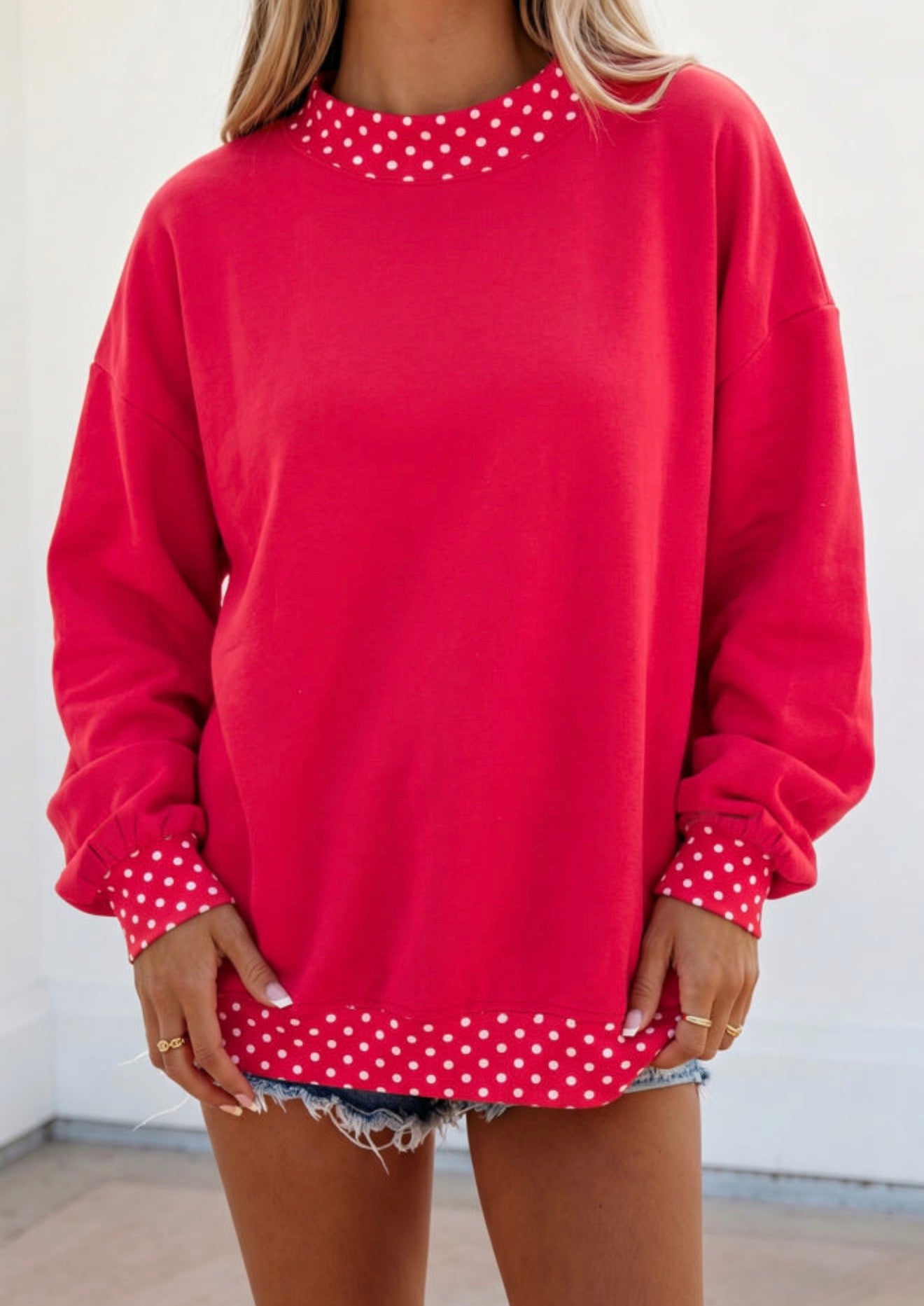 The Polka Dot Sweatshirt