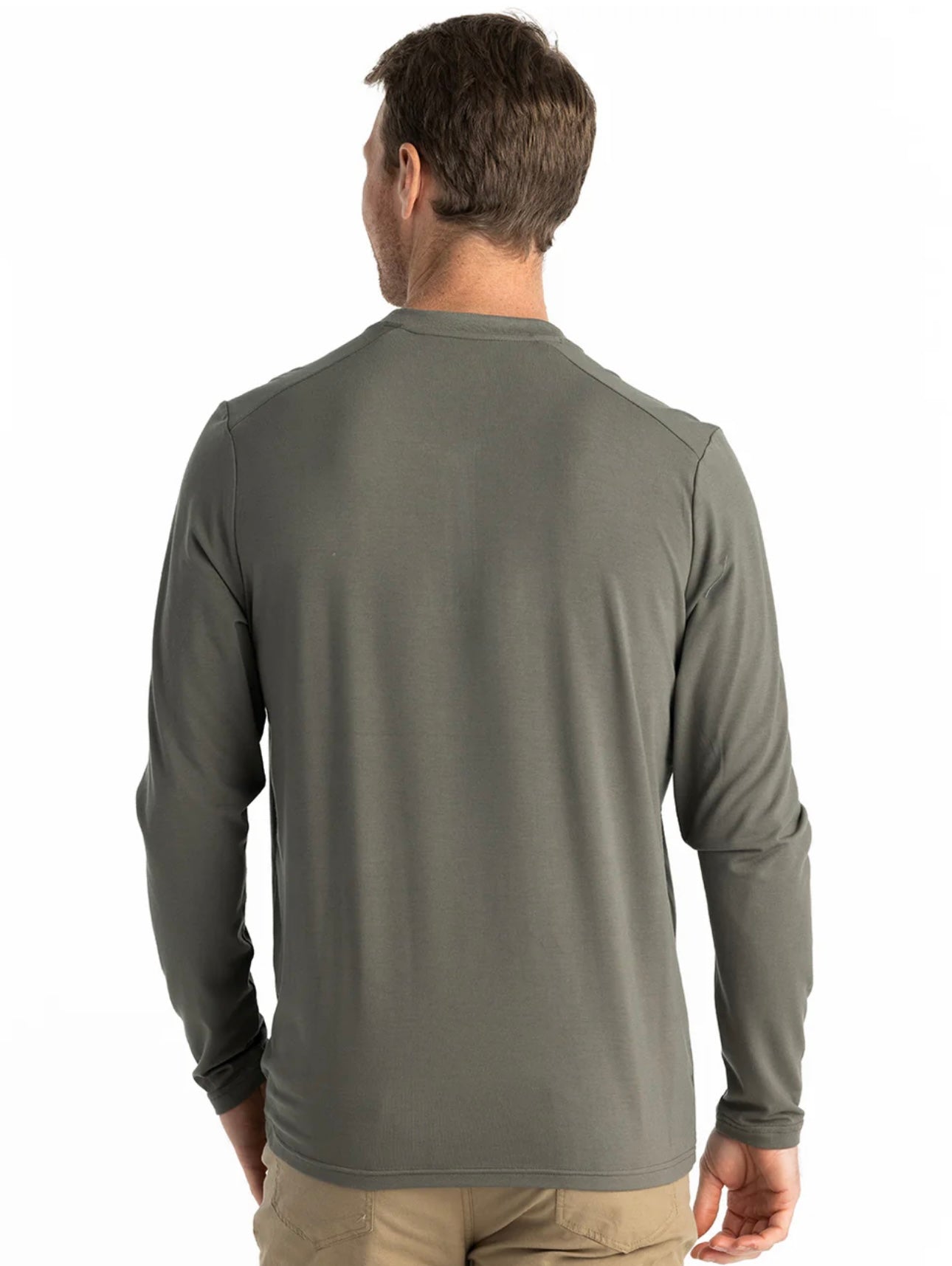 Men's Bamboo Flex Long Sleeve Henley