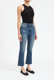 Daze Shy Girl Cropped Flare Jean