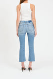 Daze Shy Girl Cropped Flare Jean