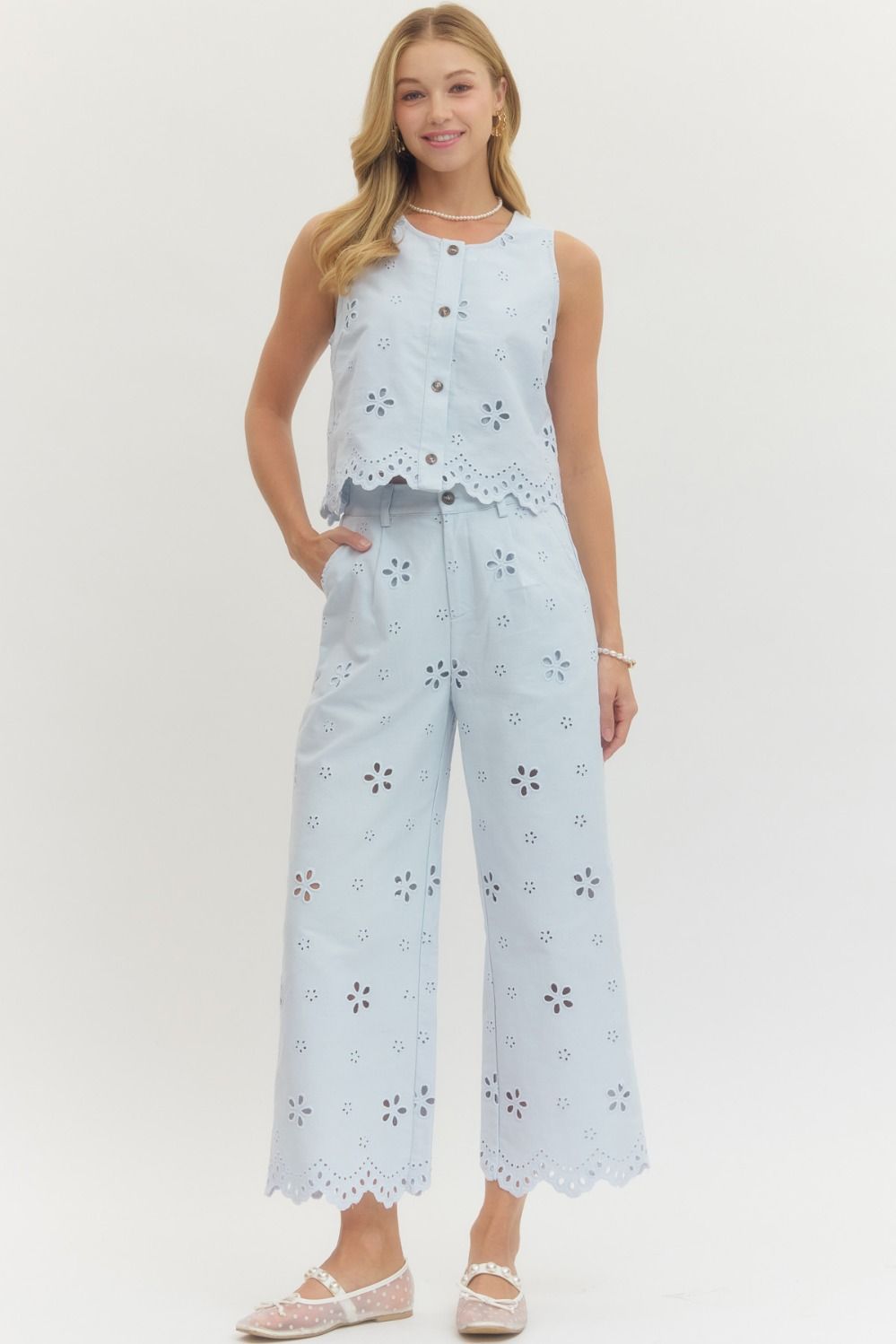 The Eyelet Pant