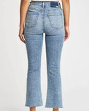 Shy Girl High Rise Crop Flare Jeans