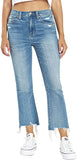 Shy Girl High Rise Crop Flare Jeans