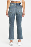 Shy Girl High Rise Crop Flare Jeans