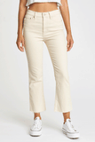 Shy Girl High Rise Crop Flare Jeans