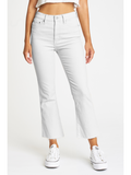 Shy Girl High Rise Crop Flare Jeans