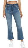 Shy Girl High Rise Crop Flare Jeans