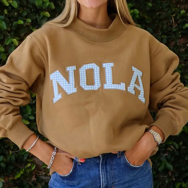 NOLA Mockneck Sweatshirt