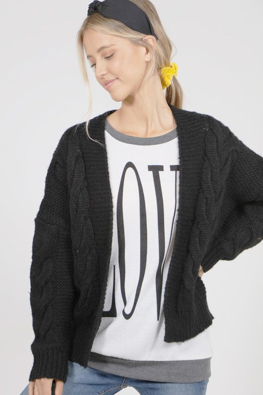 Cable Cardigan