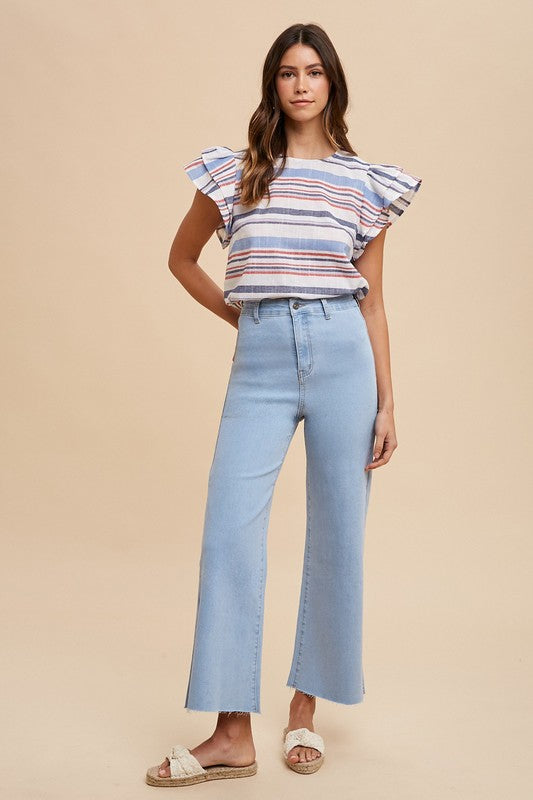The Stretch Wide Leg Jean