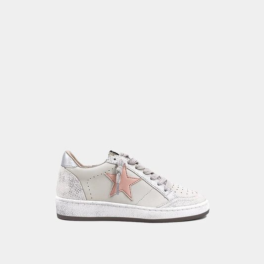 Paz Kids Silver Snake Sneaker