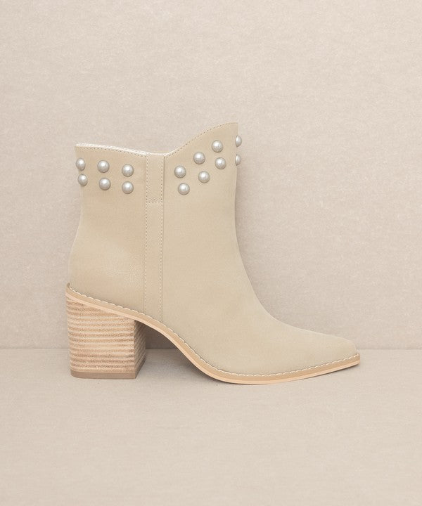 Studded Collar Bootie