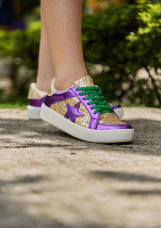 Sparkle Mardi Gras Sneaker