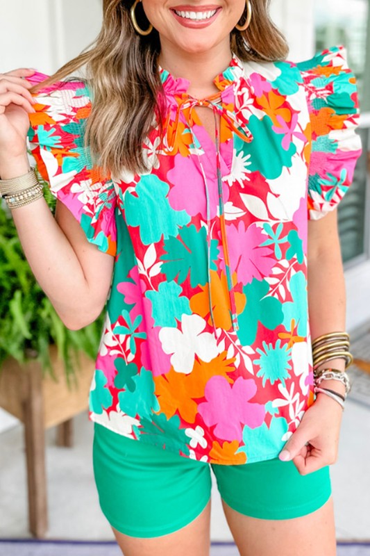 The Hawaiian Floral Top