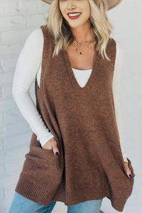 Oversized Sweater Vest