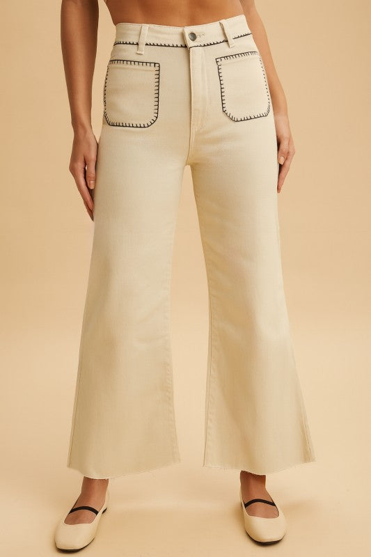 Blanket Stitch Pant