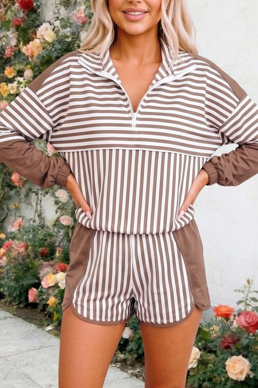 The Brownie Stripe Set