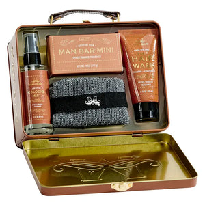 Man Bar Travel Tin Set