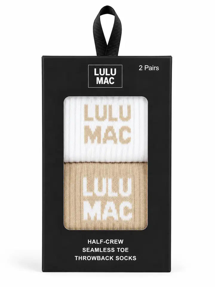 Lulu Mac Sock Pack 2-Pair