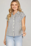 Drop Shoulder Stripe Shirt