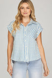 Drop Shoulder Stripe Shirt