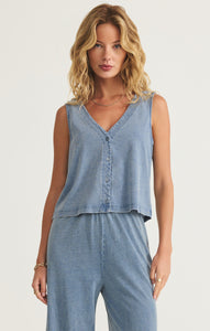 Solace Jersey Denim Top