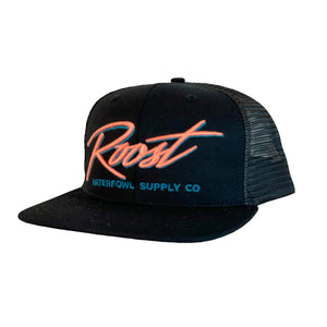 Roost Pink Script Logo Hat