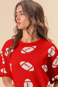 Football Sweater Top