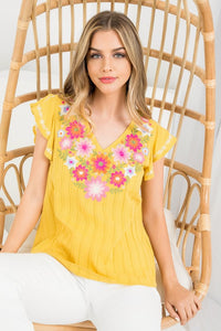 The Boho Floral Blouse