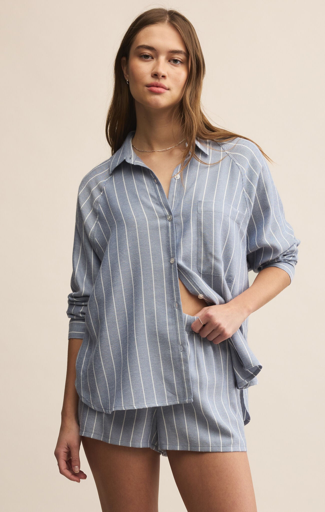 River Plaid Button Up