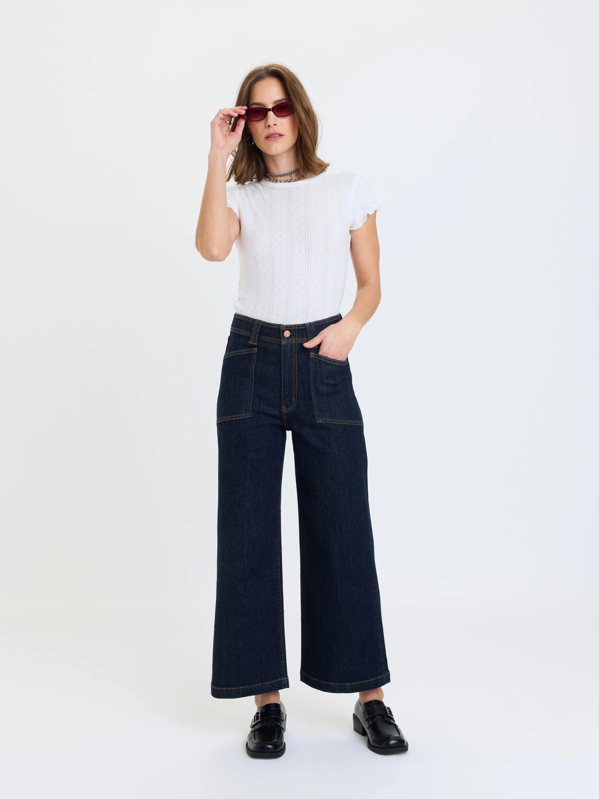 Valley Girl High Rise Patch Pocket Jean