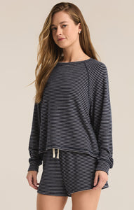 Staying In Stripe LS Top