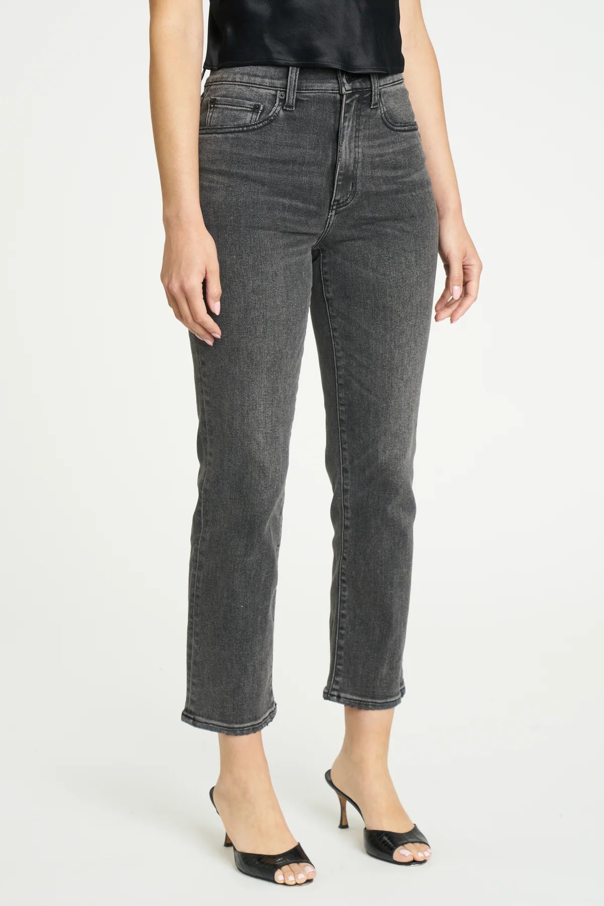 Straight Up High Rise Straight Jean