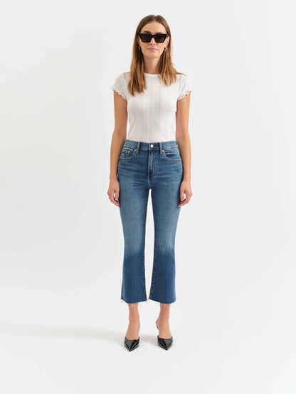 Shy Girl High Rise Crop Flare