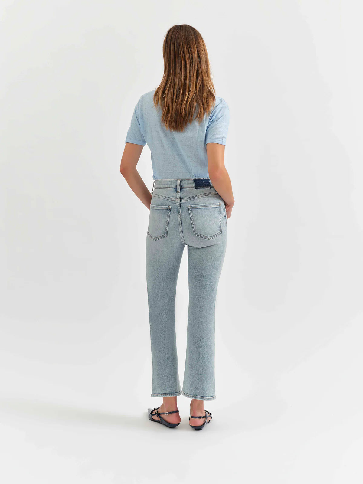 Daze Shy Girl Cropped Flare Jean