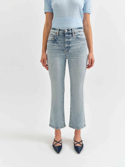 Shy Girl High Rise Crop Flare