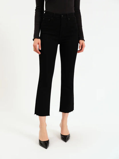 Daze Shy Girl Cropped Flare Jean
