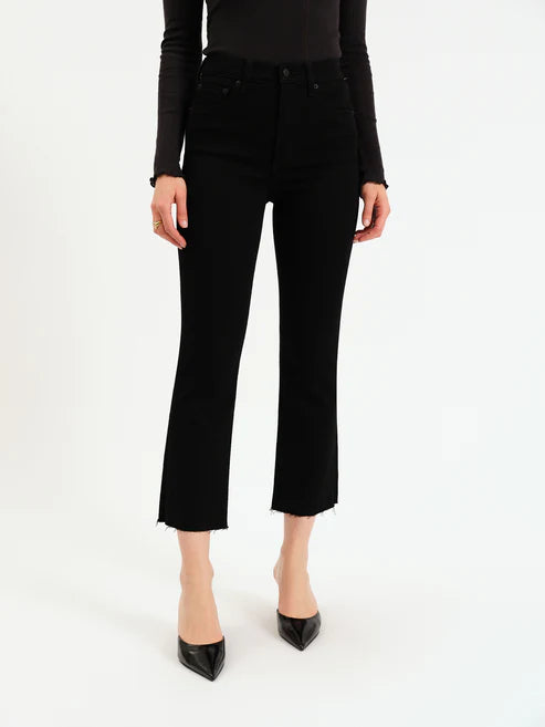 Daze Shy Girl Cropped Flare Jean