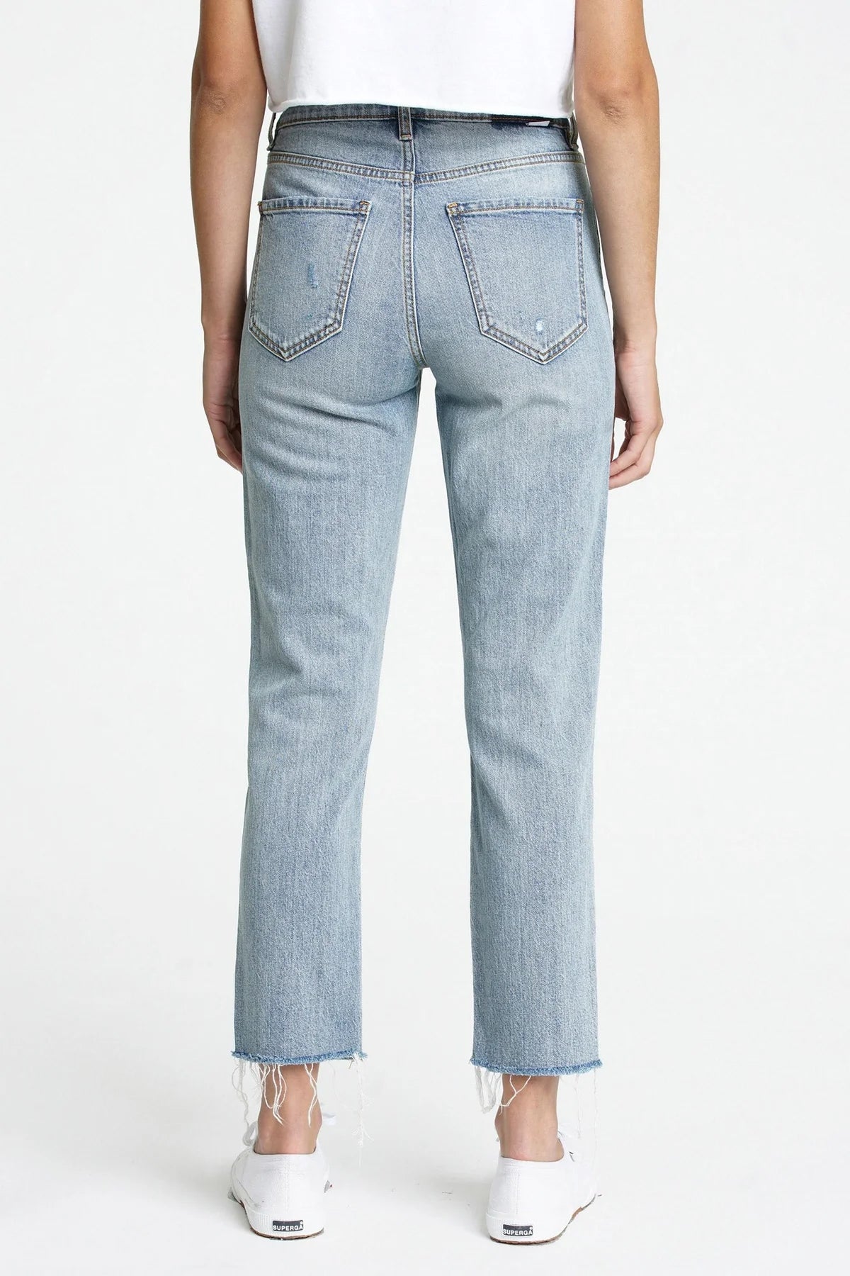 Straight Up High Rise Straight Jean