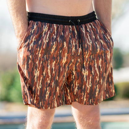 Old South Lined Swim Trunk
