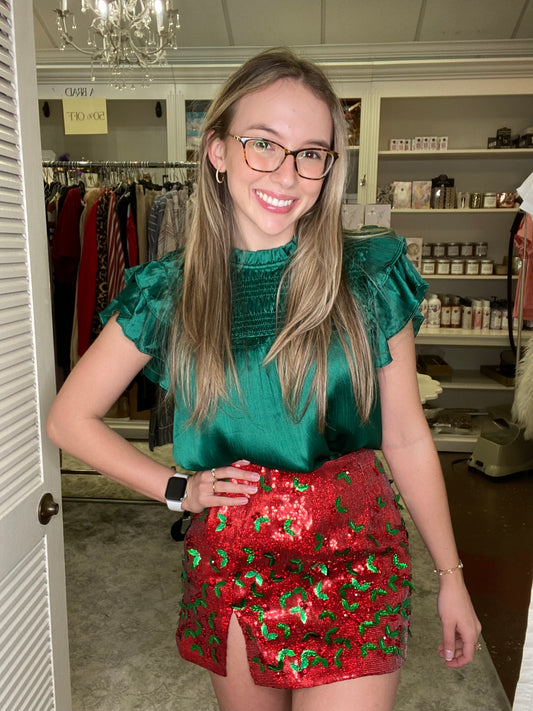 Holly Sequin Skirt