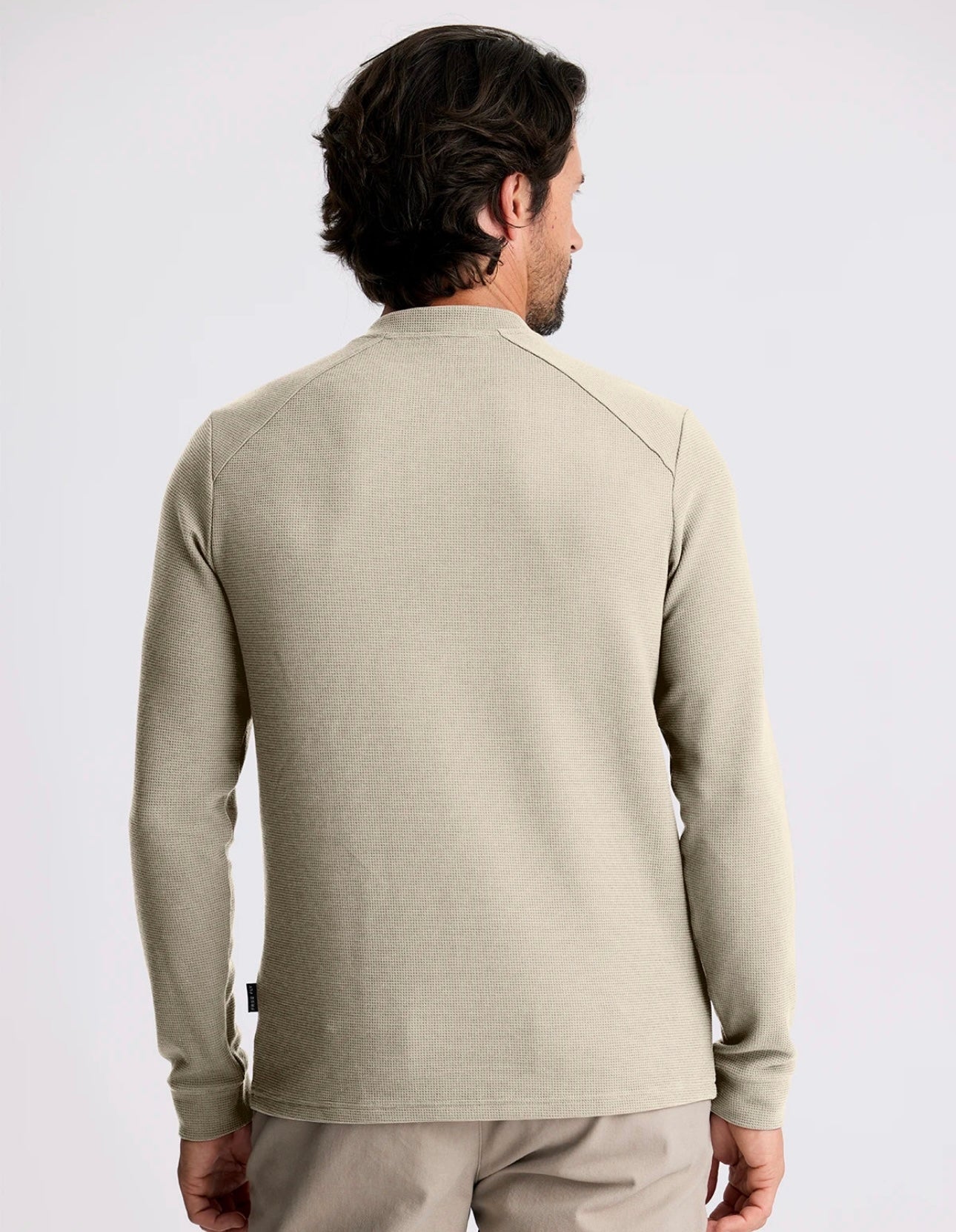Men's Waffle Long Sleeve Henley