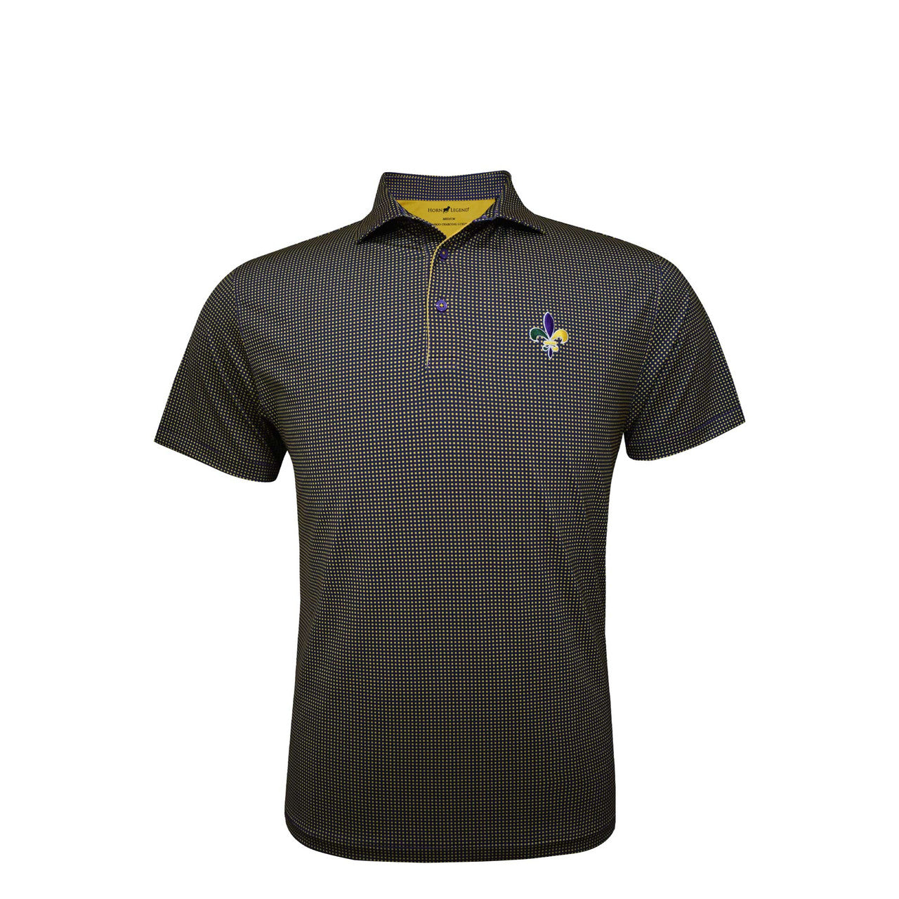 Performance Particolored Gingham Polo