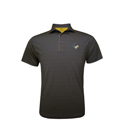 Performance Particolored Gingham Polo