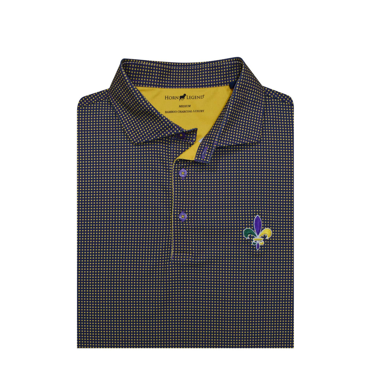 Performance Particolored Gingham Polo