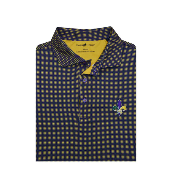 Performance Particolored Gingham Polo