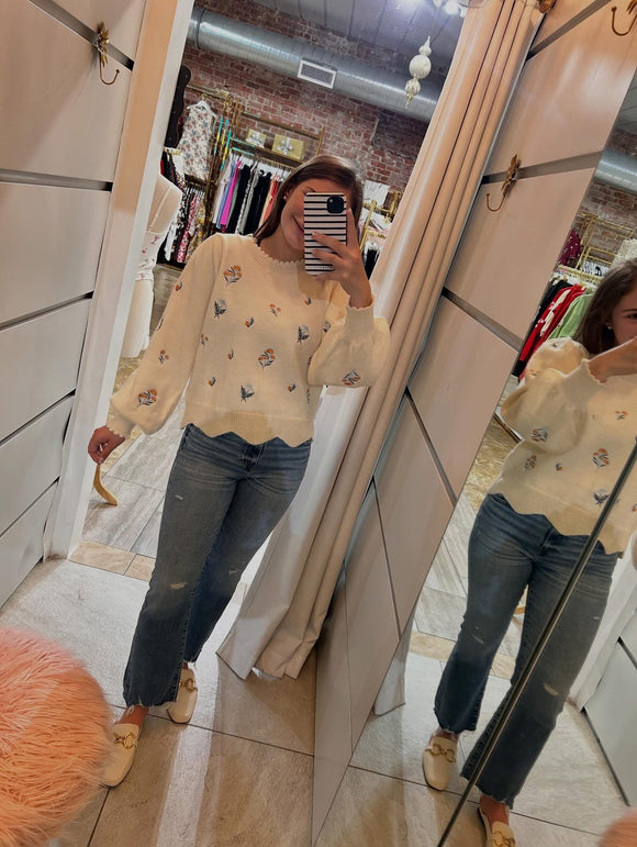 The Flower Pop Sweater